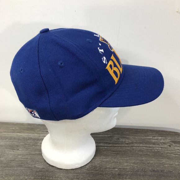 Vintage 90s St. Louis Blues The Game Snapback Hat Cap NHL Hockey - Picture 5 of 13